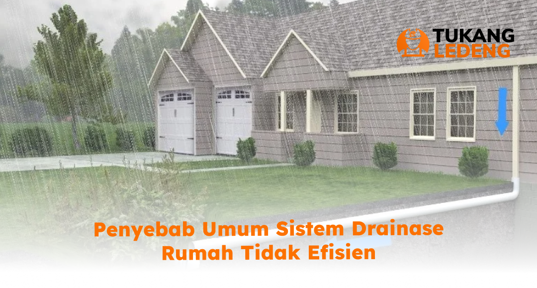 Penyebab Umum Sistem Drainase Rumah Tidak Efisien 